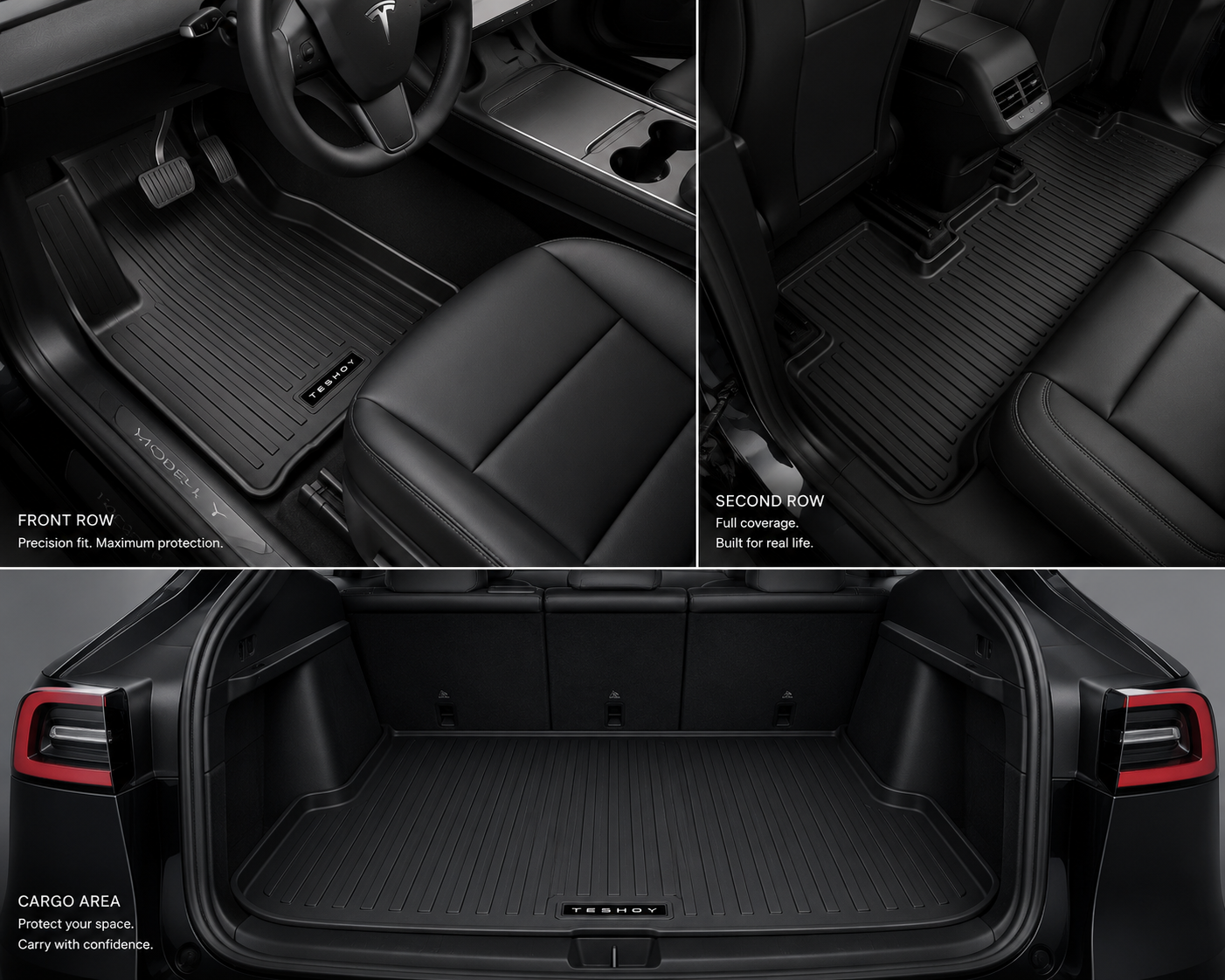 Tesla Model Y 2026 Juniper All-Weather Floor Mats | Premium Interior Protection